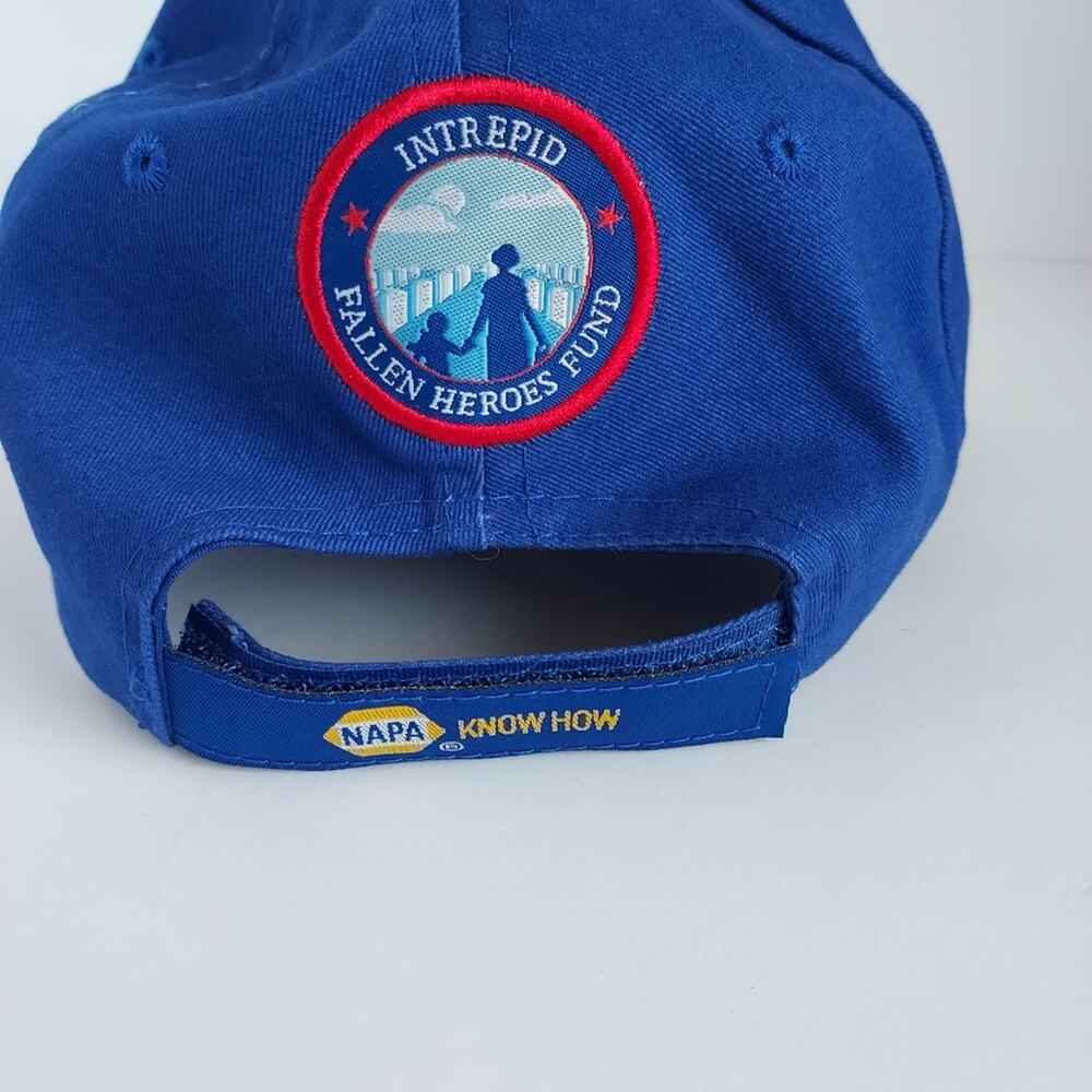 2 NAPA Racing Chase Elliott Ron Copp Blue White Baseball Cap Hats NWOT - Picture 8 of 9